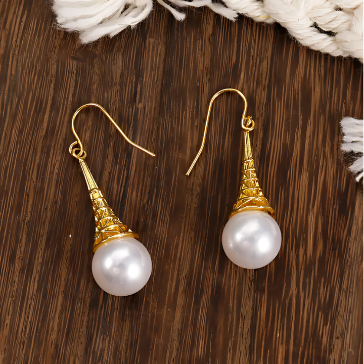 Levoire | Collier De Vin Perles Goutte Boucles D'Oreilles