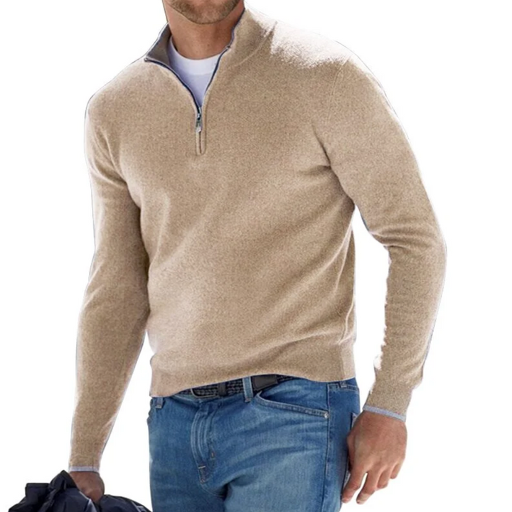 Levoire | Rogan Pull À Capuche Halzip Beige