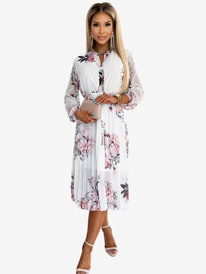 Levoire | Robe Avec Imprimé Floral Et Décolleté Profond Pour Un Look Tendance