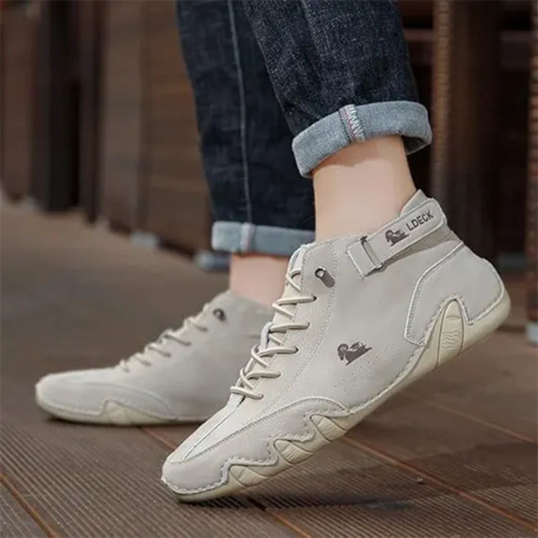 Levoire | Chaussures décontractées à chevilles pieds nus extérieur Abricot