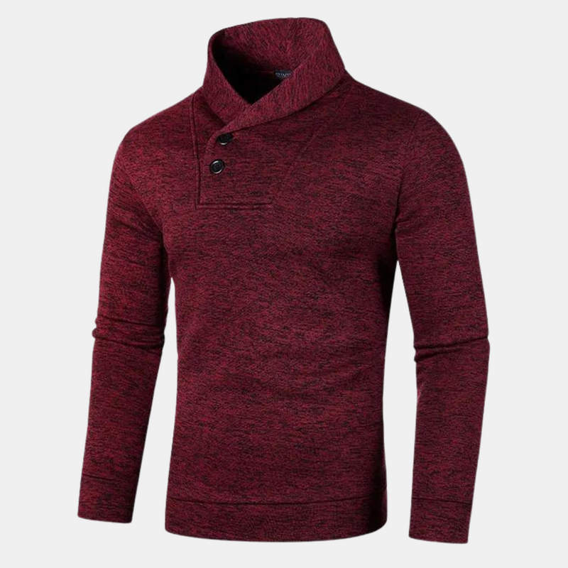 Levoire | Pull Homme Avec Col Tendance Et Coupe Confortable Rot