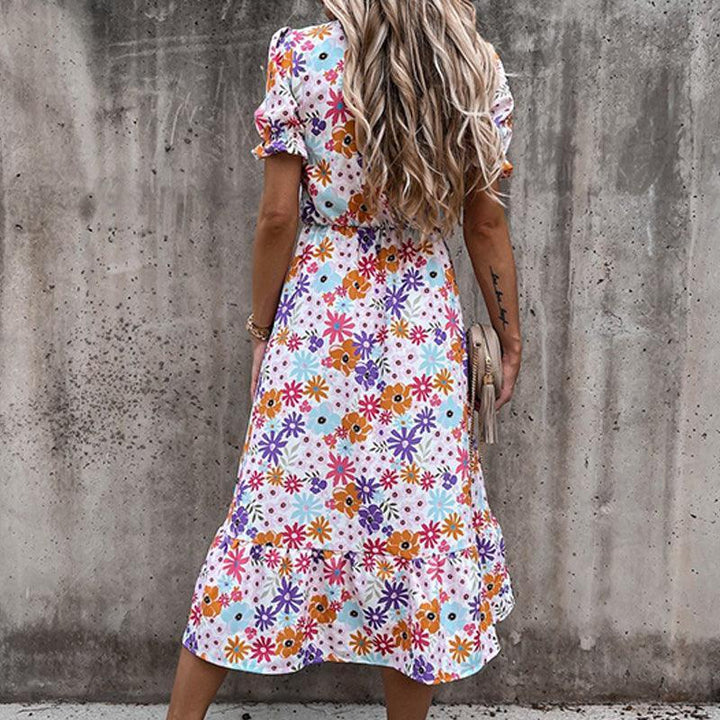 Levoire | Robe Mi-Longue Pour Femmes Léger Chaud Uni