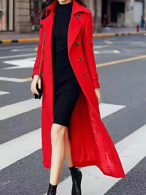 Levoire | Manteau En Laine Femmes Long Rot