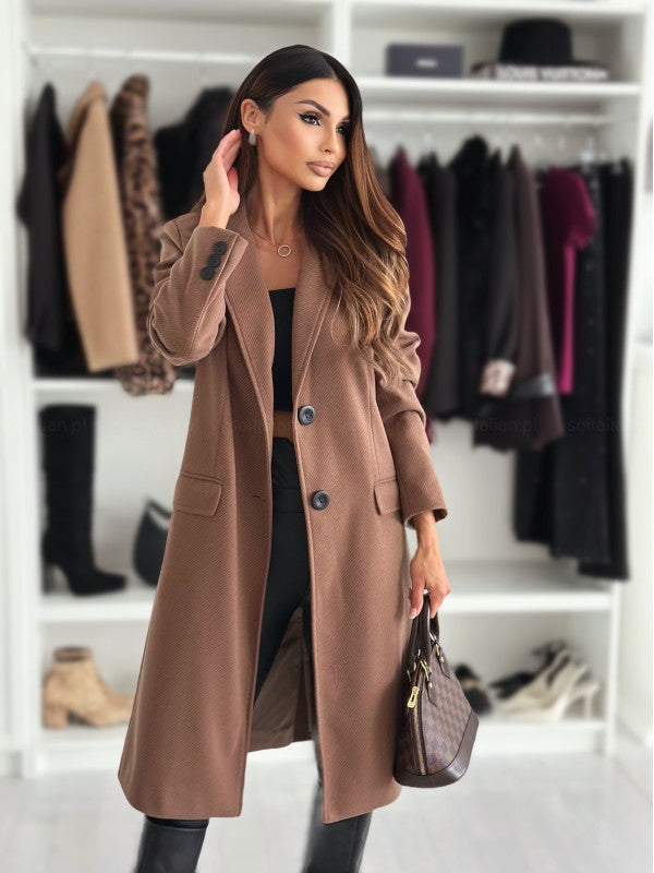 Levoire | Long Women'S Jacket With Buttons