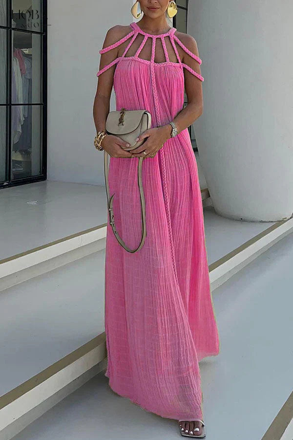 Levoire | Robe De Soirée Décontractée Rosa Taille unique