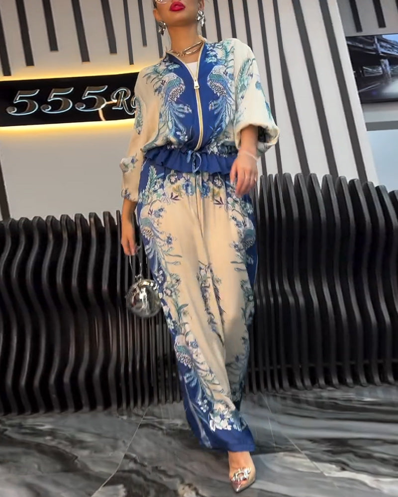 Levoire | Pantalon De Costume Tempérament Col Roulé Zippé