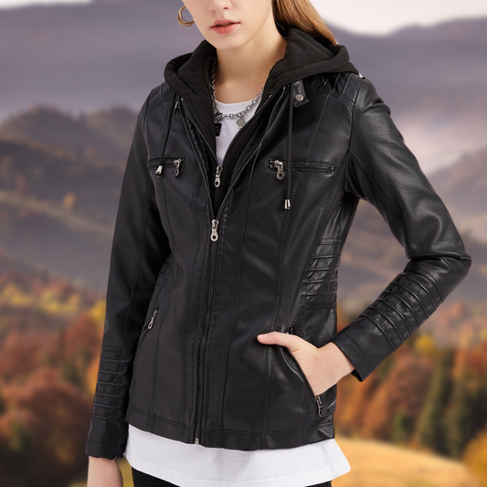 Levoire | Veste d'automne en simili cuir