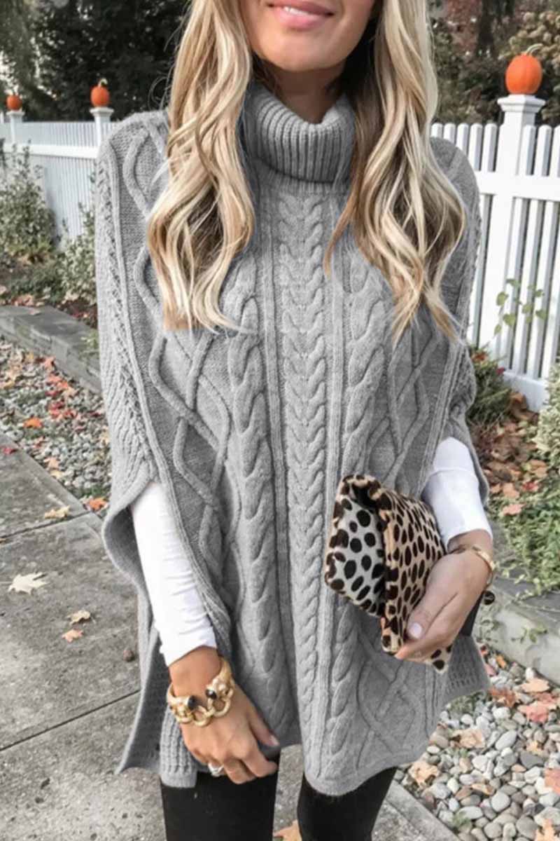 Levoire | Pull En Maille Avec Motif Torsadé