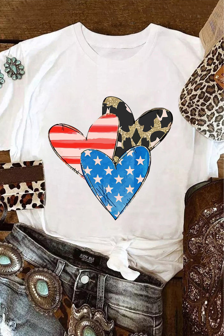 Levoire | Coeur Col Rond T-shirt Manches Courtes