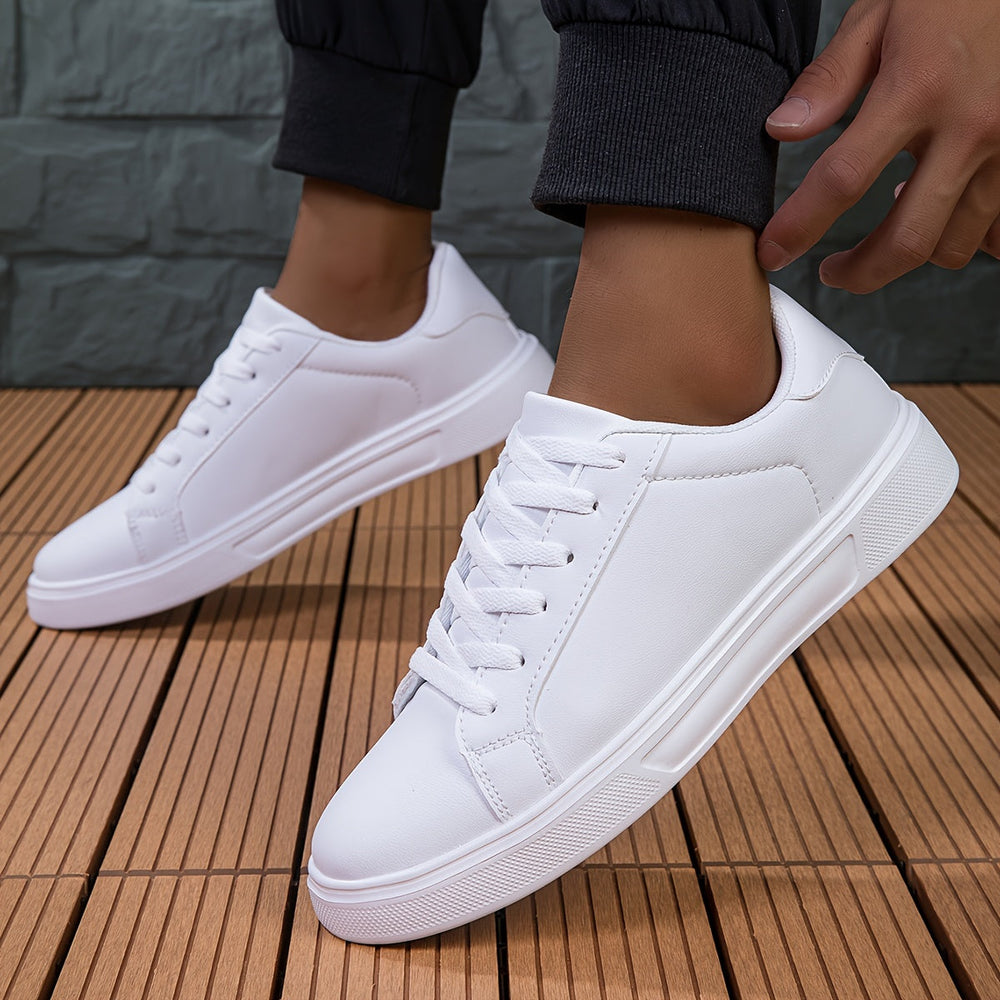Levoire | Baskets De Skate Blanches À Semelle Basse