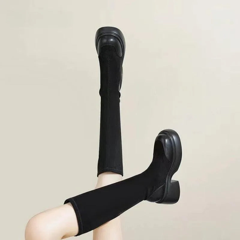 Levoire | Bottes Marti avec des chaussettes de loisir paksujen