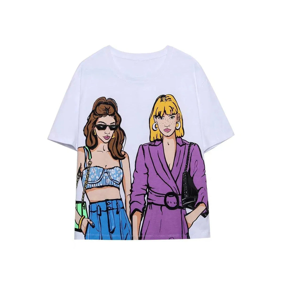 Levoire | t-shirt imprimé à manches courtes pour femmes Image 7