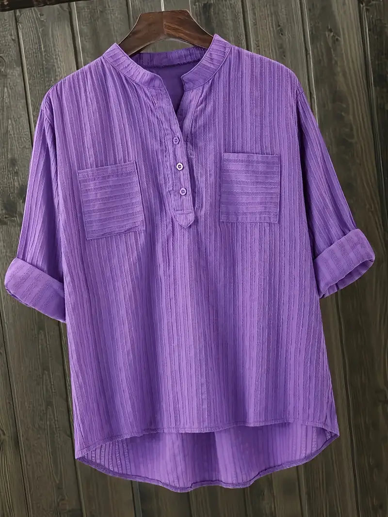 Levoire | Chemise En Lin Pour Femmes Lilas