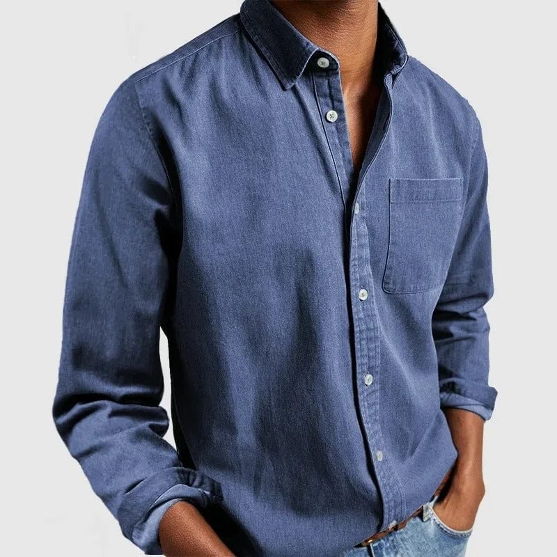 Levoire | T-Shirt Décontracté Avec Tissu Doux Bleu