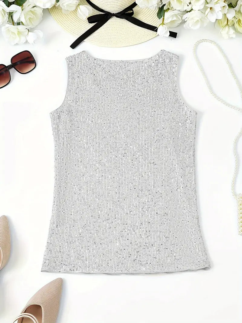 Levoire | Haut De Maillot Sans Manches Avec Des Paillettes