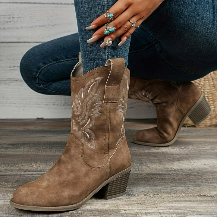 Levoire | Bottes De Cowboy Élégantes Braun
