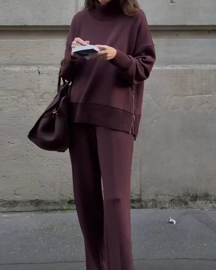 Levoire | Légante Et Confortable Ensemble En Tricot