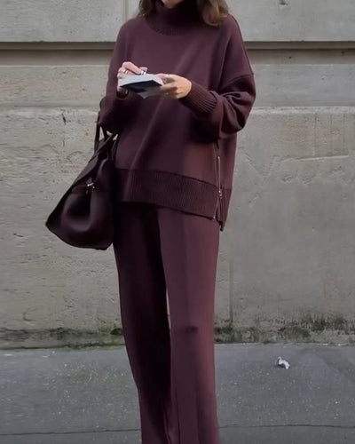 Levoire | Légante Et Confortable Ensemble En Tricot