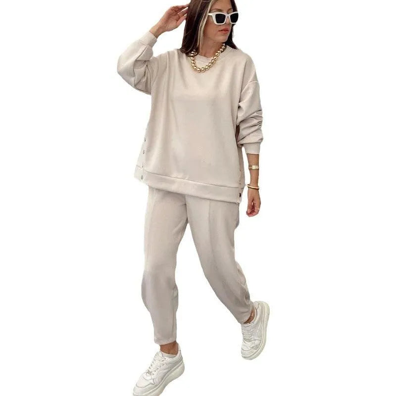 Levoire | Ensemble de sport avec un pantalon décontracté et une chaîne de cheville