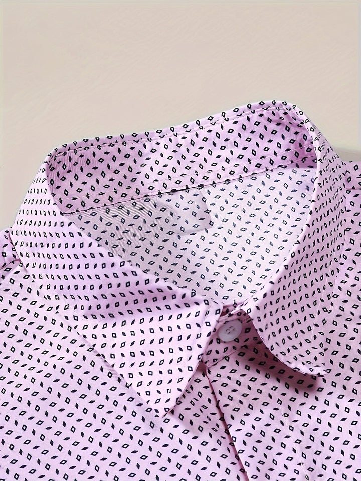 Levoire | Chemise Pour Homme Avec Un Col Retourné Tendance Et Des Manches Longues