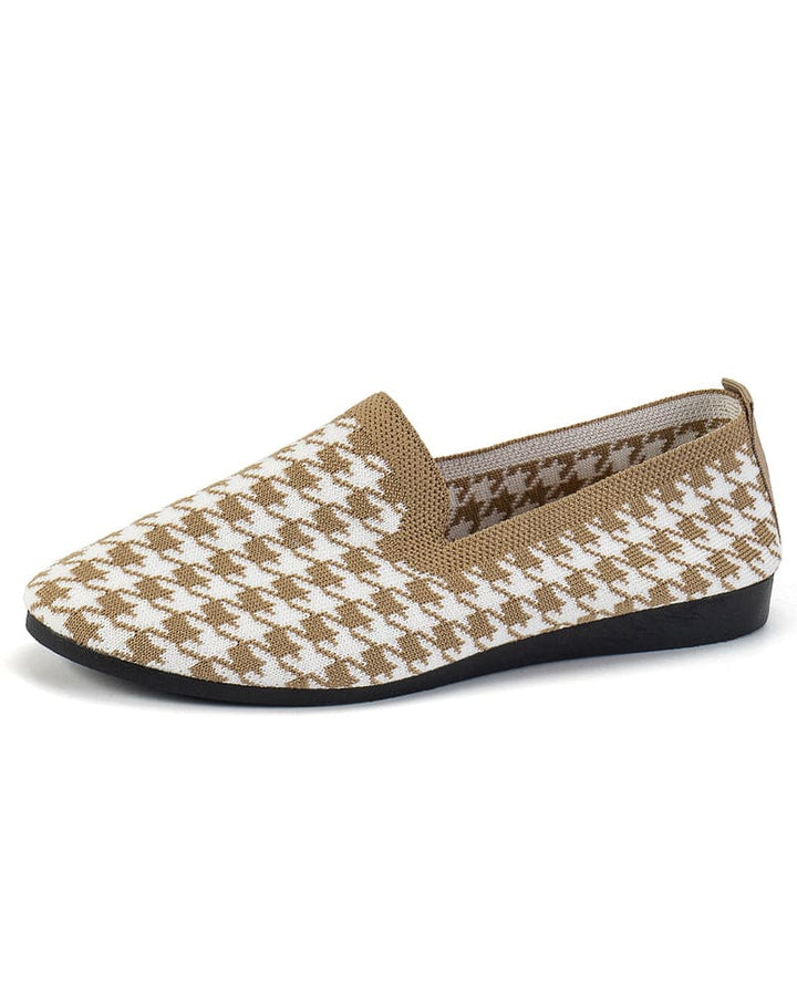Levoire | Chaussures En Tissu Doux À Carreaux