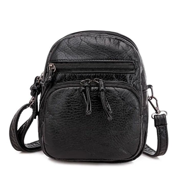 Levoire | Sac À Bandoulière En Cuir Noir