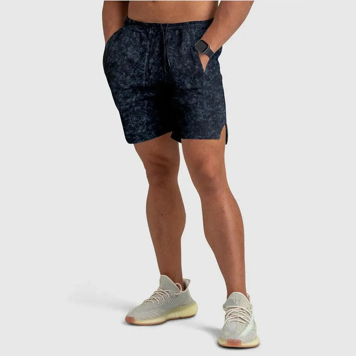 Levoire | Bermuda hommes décontracté Profondeur-camouflage Tableau lumineux
