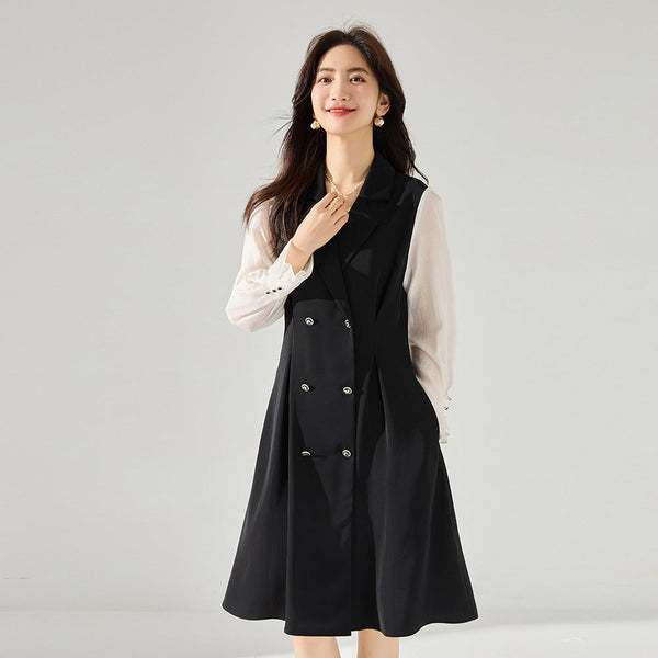 Levoire | Robe Polyvalente Avec Décolleté En V Moderne Et Ceinture