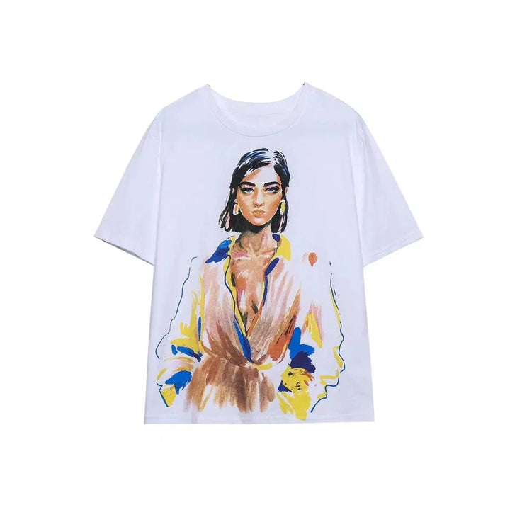 Levoire | t-shirt imprimé à manches courtes pour femmes Image 9