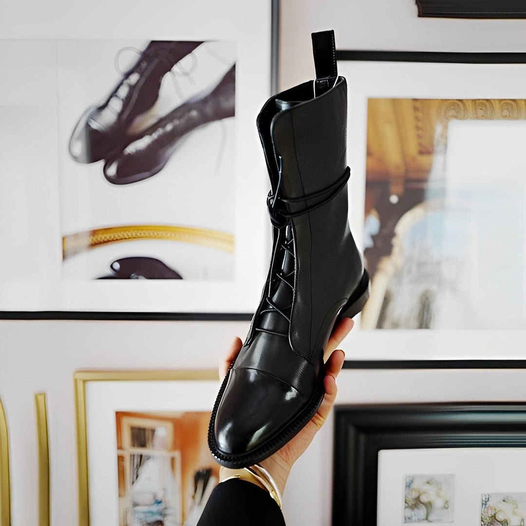 Levoire | Bottes Élégantes Lacets Antidérapantes