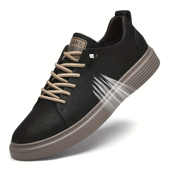 Levoire | Weinlese Baskets De Skate Plates Pour Hommes Trou noir