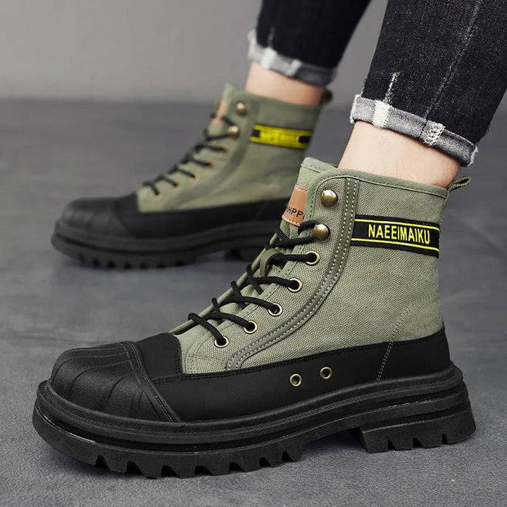 Levoire | Bottes en toile décontractées pour hommes avec semelle épaisse