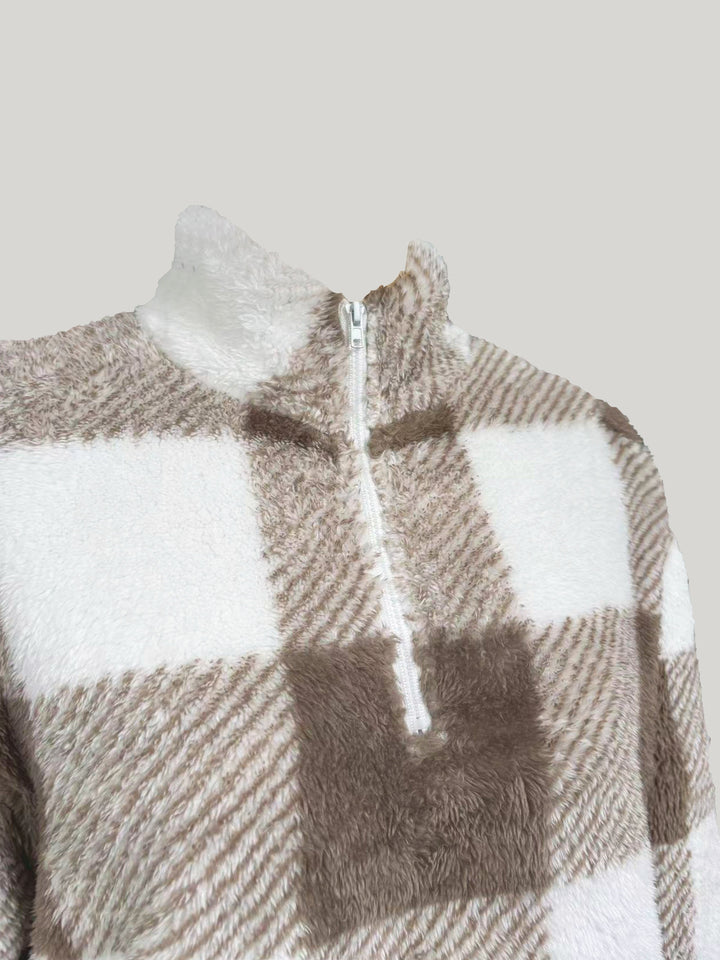 Levoire | Sweat À Capuche En Polaire Rayé