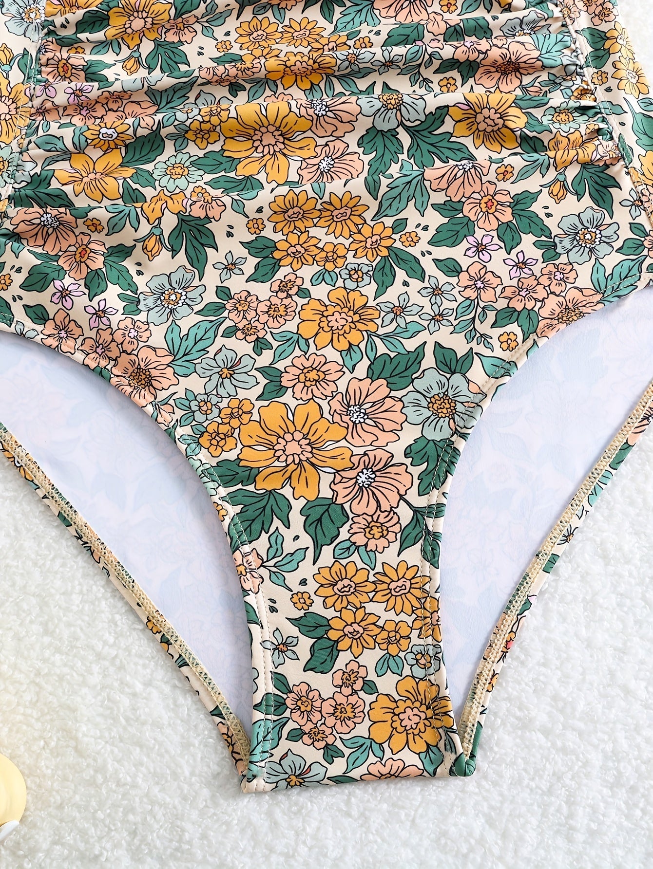 Levoire | Imprimé Floral Maillot De Bain Une Pièce Avec Décolleté En V