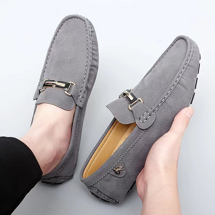 Levoire | Mokassi Loafers Avec Ornement Métallique gris