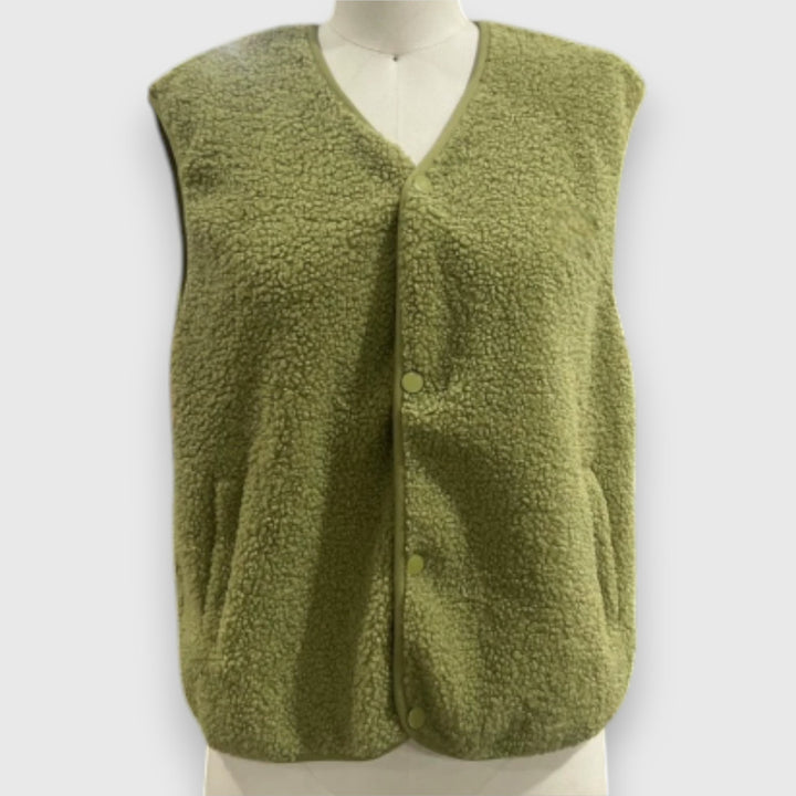 Levoire | Poncho Polaire Douillet Vert