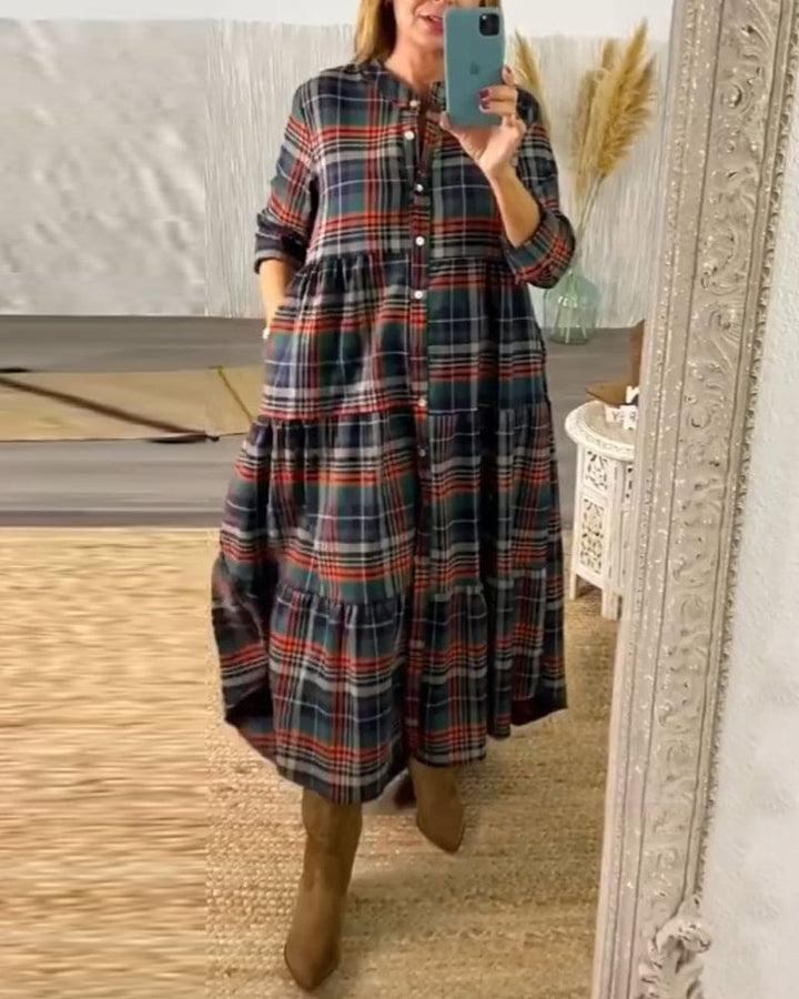 Levoire | Robe De Style Rétro Avec Motif En Losanges