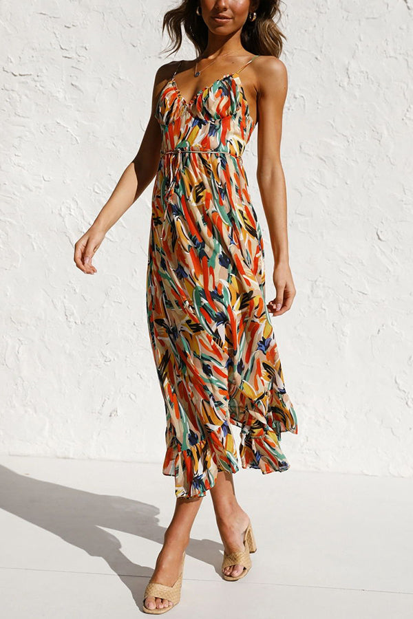 Levoire | Robe à bretelles imprimée