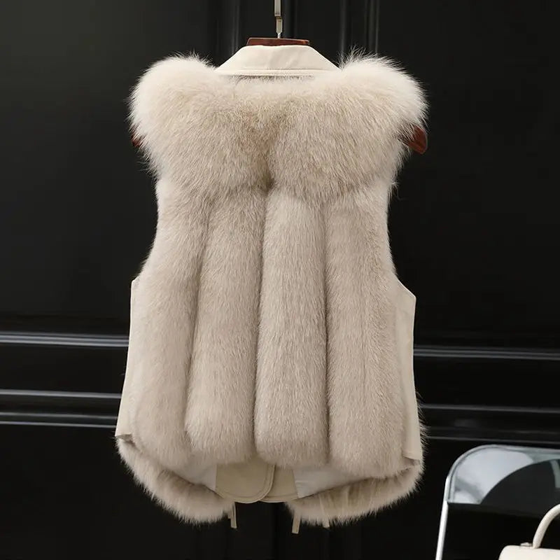 Levoire | Gilet En Fausse Fourrure Avec Un Design Luxueux