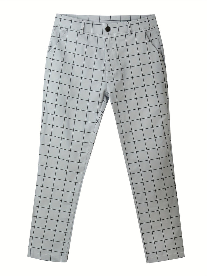 Levoire | Élégant Pantalon À Carreaux Pour Hommes