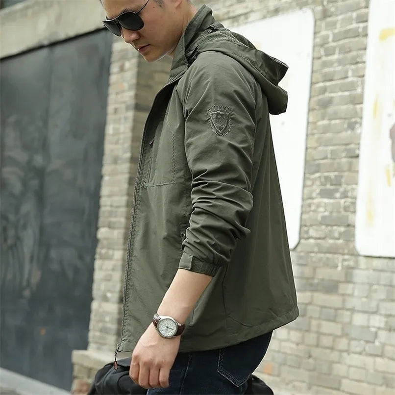 Levoire | Veste de randonnée imperméable avec capuche amovible