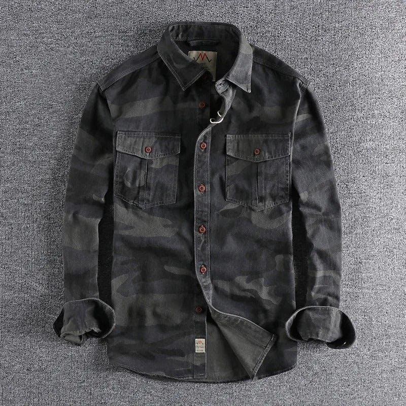 Levoire | Chemise Classique Pour Hommes Sombre