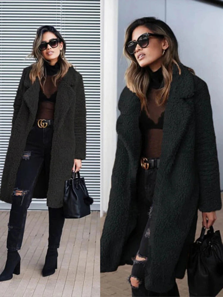 Levoire | Veste En Teddy À Manches Longues En Fourrure Synthétique