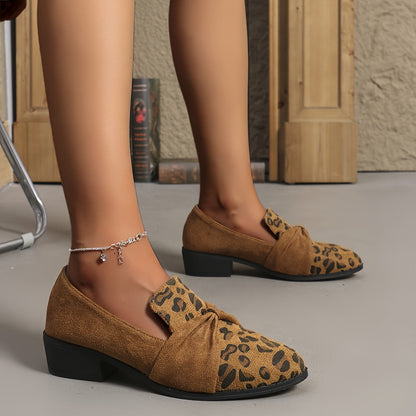 Levoire | Loafers Pour Femmes Avec Boucle Motif léopard