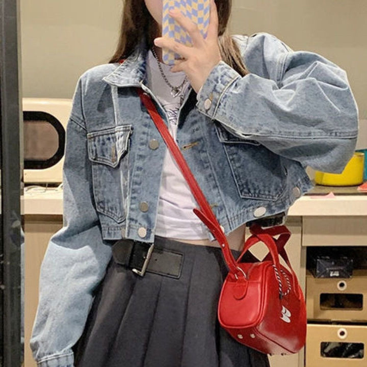 Levoire | Veste En Denim À Manches Longues Et À Capuche Amovible Avec Poches