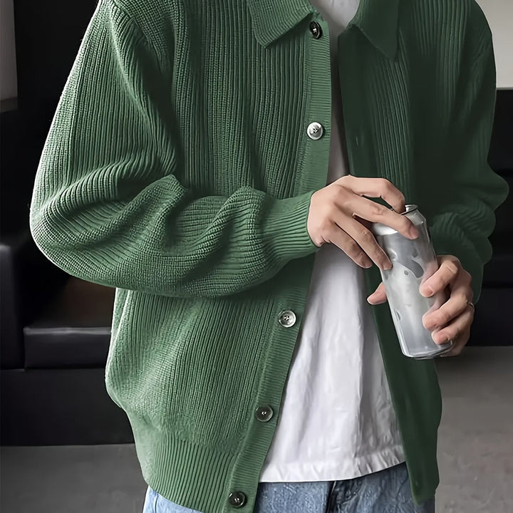 Levoire | Veste En Tricot Pour Homme Avec Détails Boutonnés