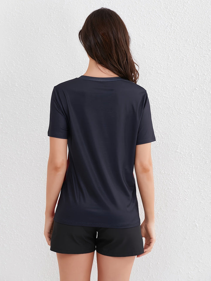 Levoire | T-Shirt De Sport Femme Ombre À Manches Courtes