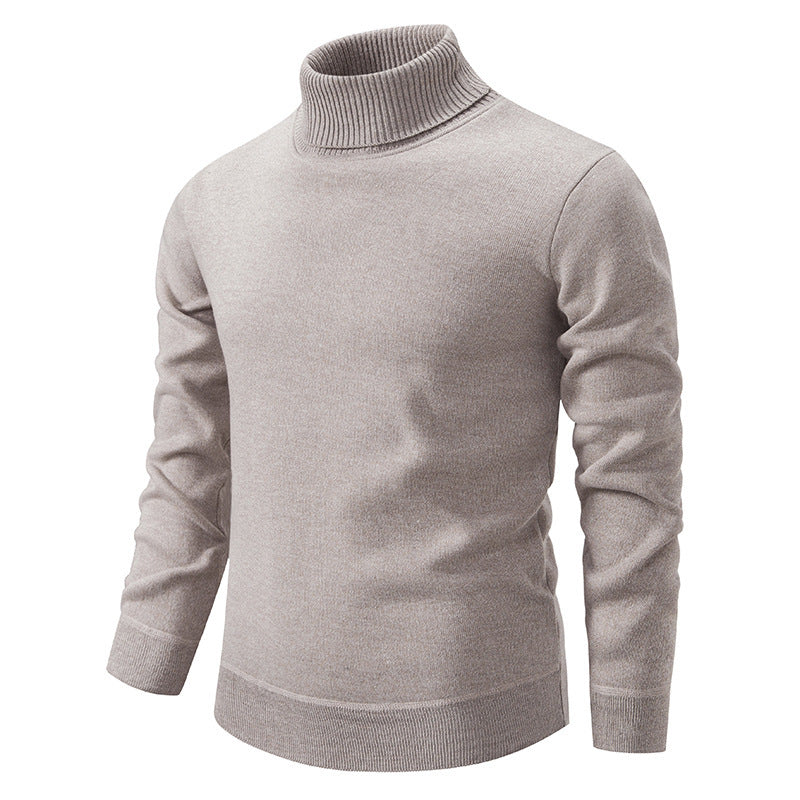 Levoire | Mélange De Laine Pull À Col Roulé Beige