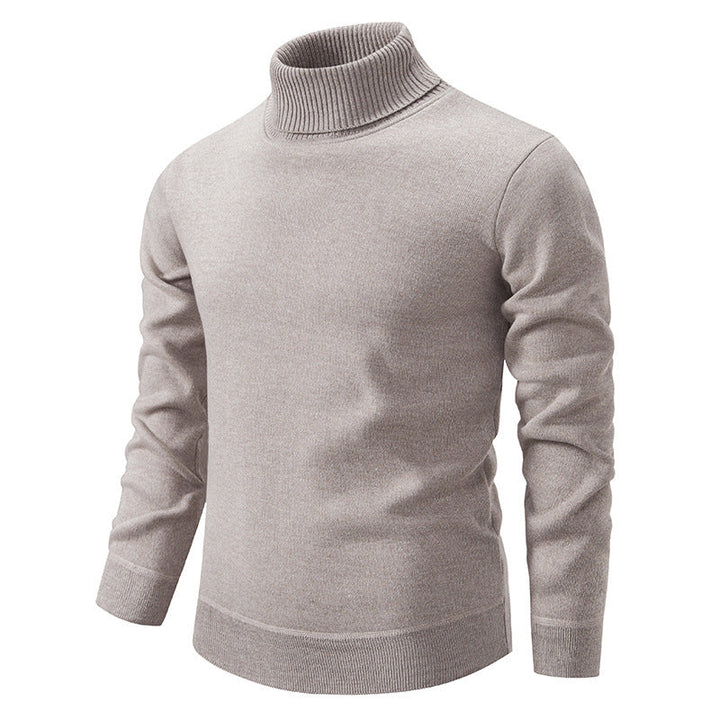 Levoire | Mélange De Laine Pull À Col Roulé Beige