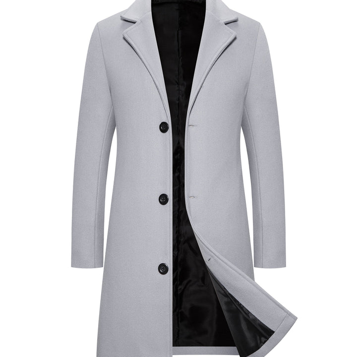 Levoire | Trench-Coat Mi-Homme À Poche Poitrine Unique